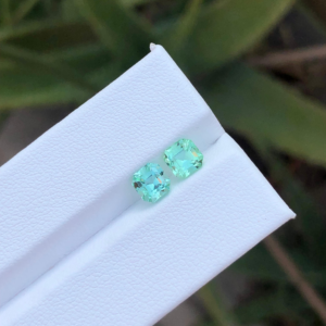 Natural Seafoam Tourmaline Pair – 1.95 Carats – Afghanistan Origin