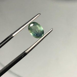 1.35 carat faceted natural heated sapphire.