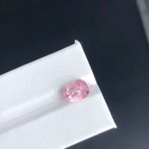 stunning faceted baby pink tourmaline from afghanistan.