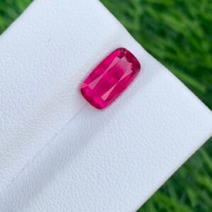 Stunning Faceted Natural Rubilite Tourmaline.