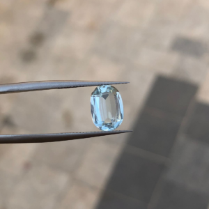 StunningFaceted Natural Aquamarine From Afghanistan.