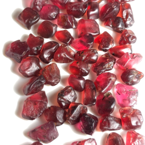 Stunning Faceted Rough Natural Umbalite Garnet.