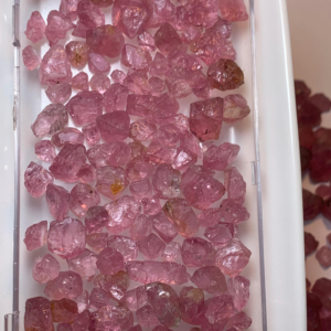 Faceted Rough Natural Tajikistan Spinel Parcel.