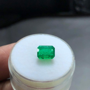Natural Swat Emerald – 1.46 Carat | Faceted Gemstone