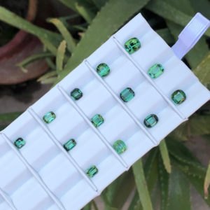 Faceted Natural Green Tourmaline Parcel – Afghanistan