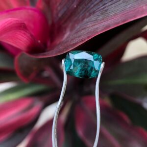 2.35ct Natural Green Tourmaline Afghanistan Faceted Loose Gemstone