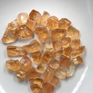 Katlang Peach Topaz Facet Rough Parcel – Premium Natural Gemstone Lot