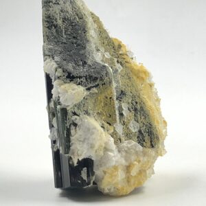 Natural Tourmaline with Albite & Fluorite Crystal Specimen – A Stunning Collector’s Treasure